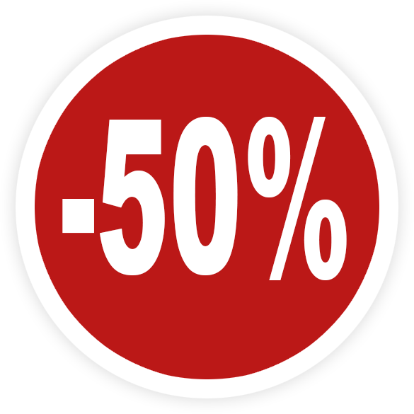 minus 50%