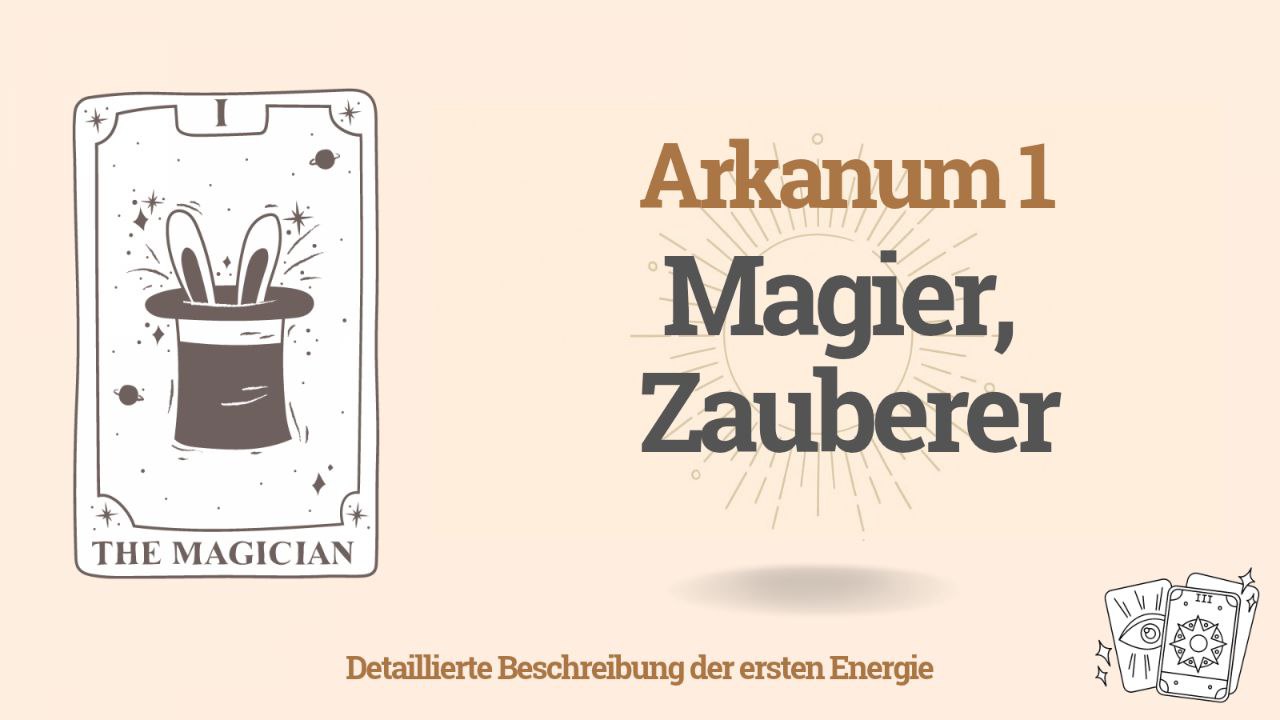 Erste Arkane (1) in der Matrix des Schicksals – Magier, Zauberer 1 Die erste Arkane (1) in der Matrix des Schicksals – der Magier, der Zauberer