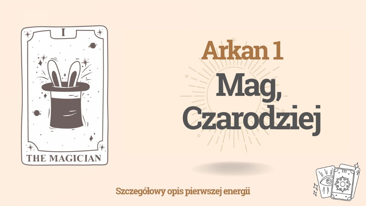 Pierwszy Arkan (1) w Matrycy Przeznaczenia – Mag, Czarodziej 1 Pierwszy Arkan (1) w Matrycy Przeznaczenia – Mag, Czarodziej