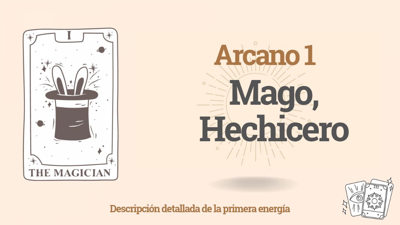 El primer arcano (1) en la Matriz del Destino - El Mago, Hechicero 1 El primer arcano (1) en la Matriz del Destino - El Mago, Hechicero.