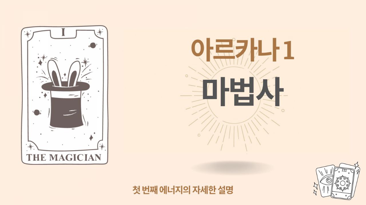 운명의 매트릭스의 첫 번째 아르카나(1) — 마법사, 마술사 1 운명의 매트릭스의 첫 번째 아르카나(1) — 마법사, 마술사