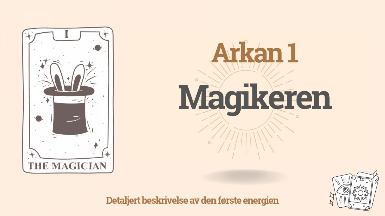 Det første arkan (1) i Skjebnematrisen – Magikeren, Trollmannen 1 Det første arkan (1) i Skjebnematrisen – Magikeren, Trollmannen