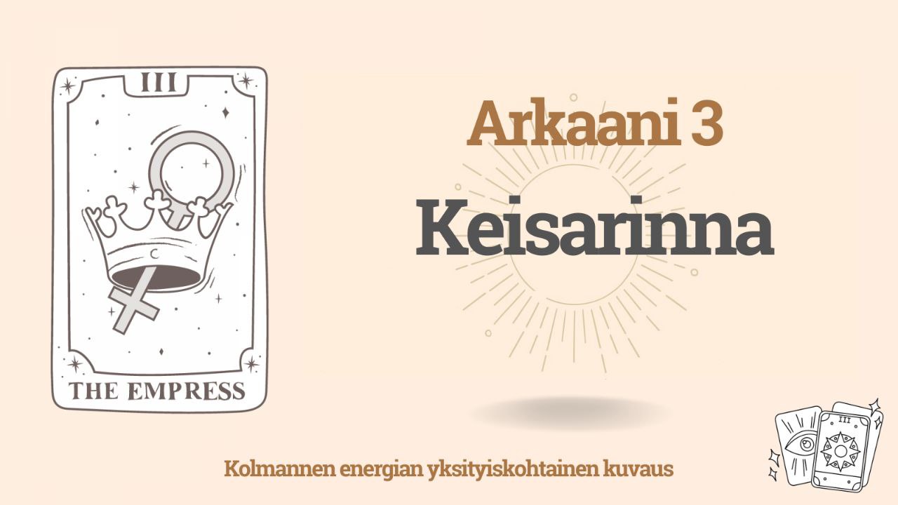 Kolmas arkaani Kohtalon matriisissa – Keisarinna (3 energia) 1 Kolmas arkaani Kohtalon matriisissa – Keisarinna (3 energia)
