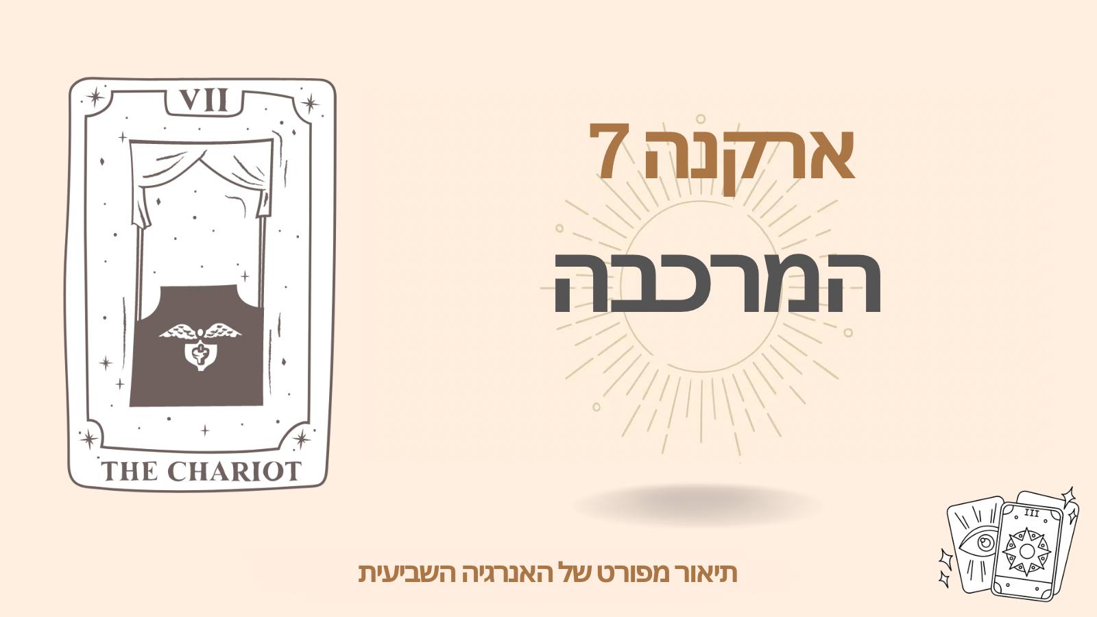 הארקנה השביעית במטריצת הגורל: המרכבה (אנרגיה 7) 1 הארקנה השביעית במטריצת הגורל: המרכבה (אנרגיה 7)