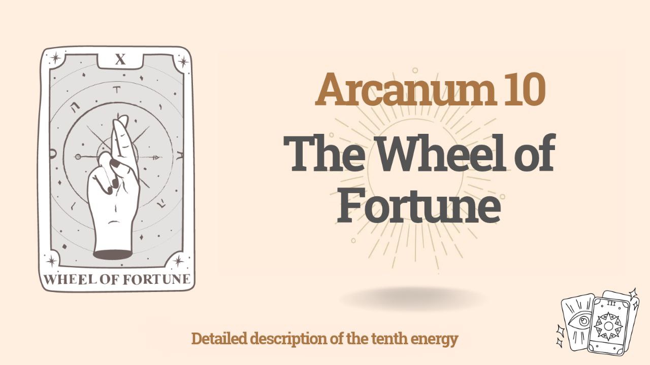 Tenth Arcanum in the Destiny Matrix of a Person: Wheel of Fortune (10 energy) 1 Tenth Arcanum in the Destiny Matrix