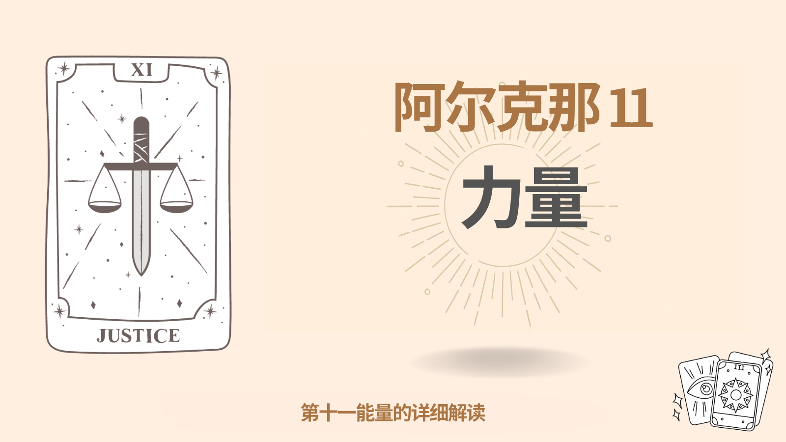 命运矩阵中的大秘仪十一：力量（11 能量）