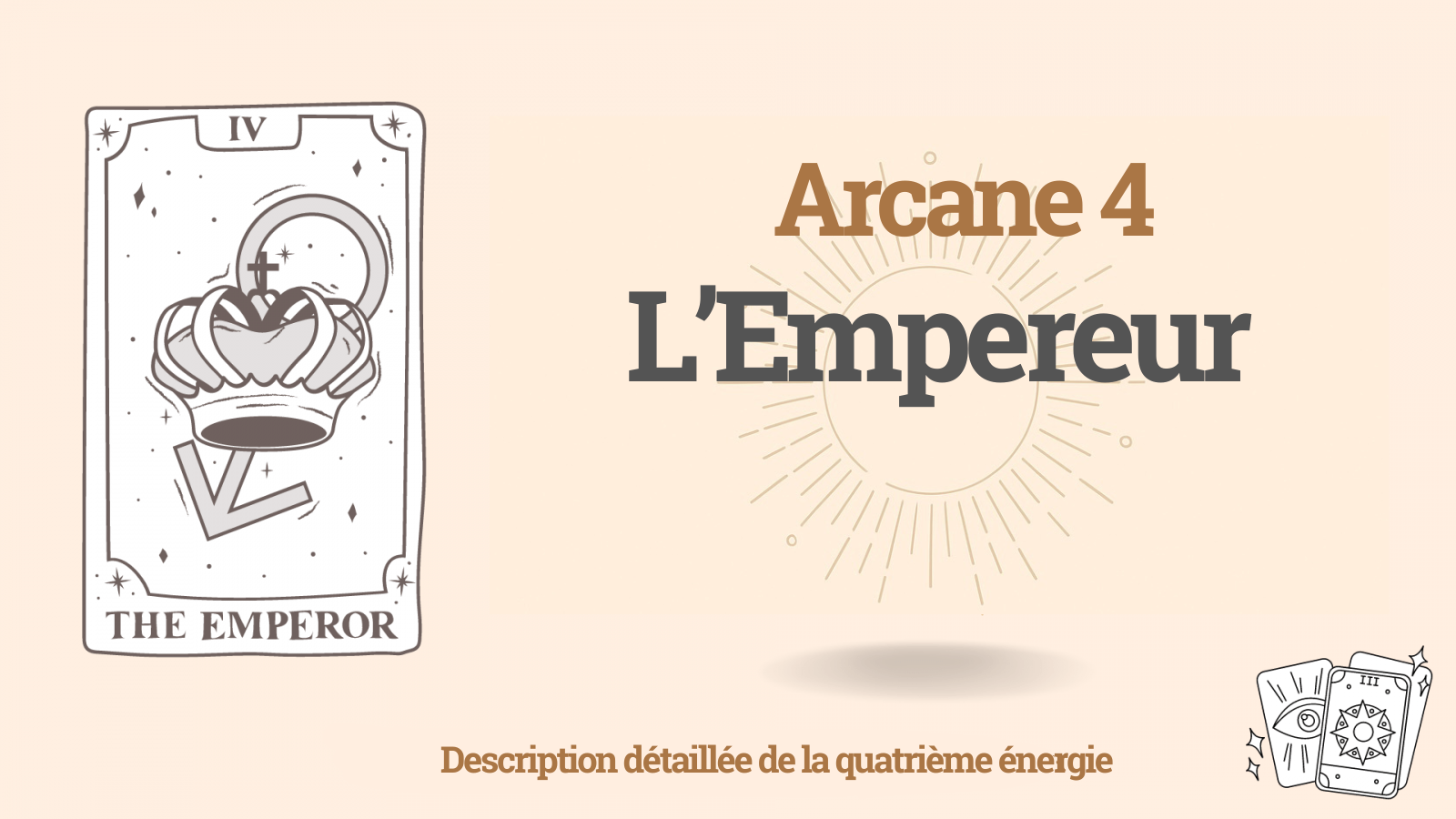 Quatrième arcane (4) dans la Matrice du destin : Empereur