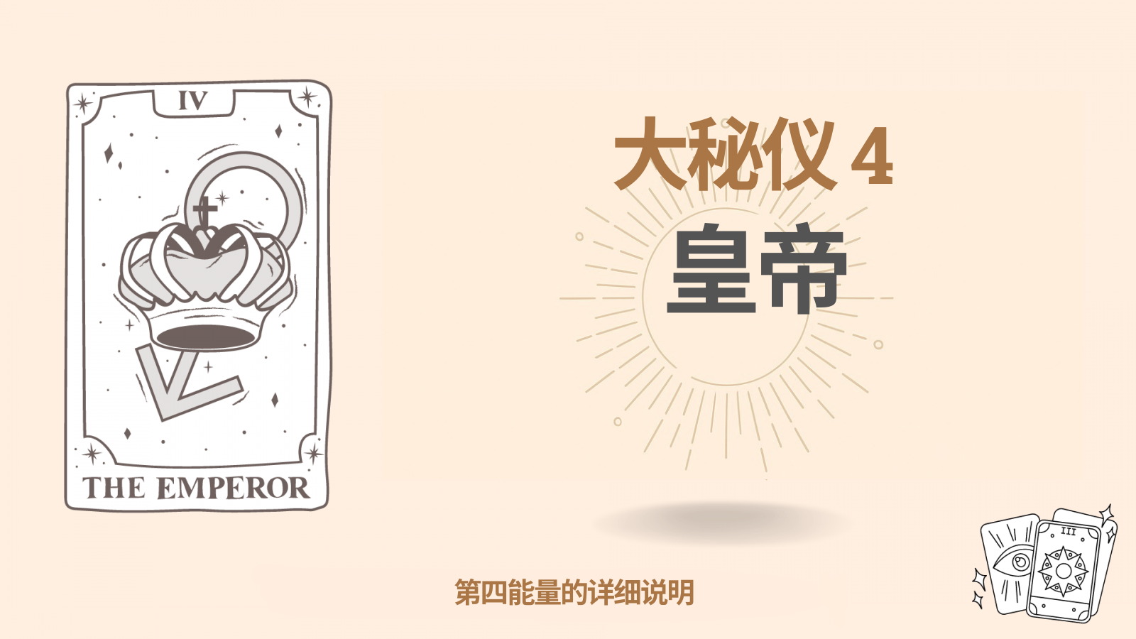 命运矩阵中的第四大秘仪（4）：皇帝