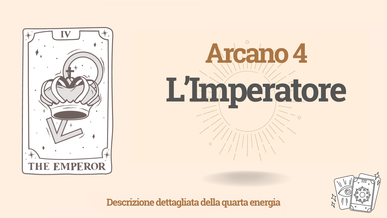 Quarto Arcano (4) nella Matrice del Destino: Imperatore 1 Quarto Arcano (4) nella Matrice del Destino: Imperatore