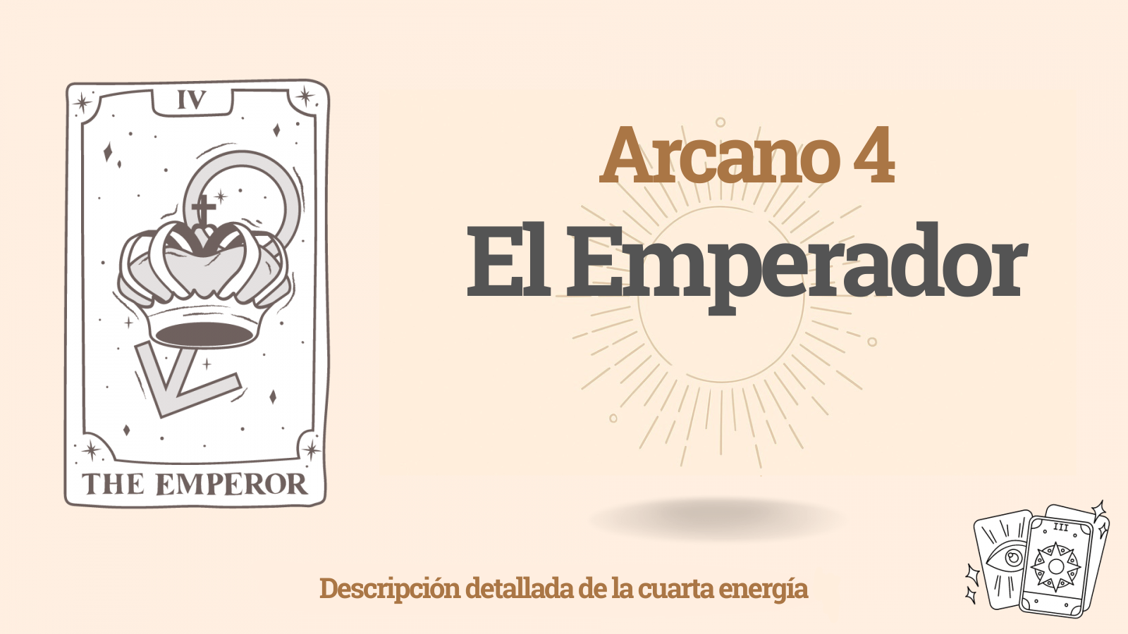 Cuarto Arcano (4) en la Matriz del Destino: El Emperador 1 Cuarto Arcano (4) en la Matriz del Destino: El Emperador
