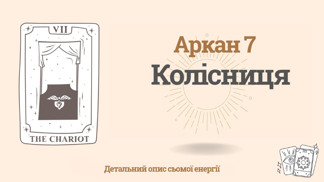 Сьомий Аркан Матриці Долі: Колісниця (7 енергія)