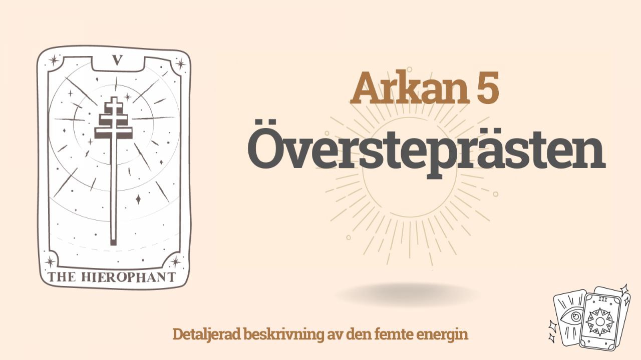 Femte Arkan i Ödets matris: 5 ödeskod – energin Översteprästen