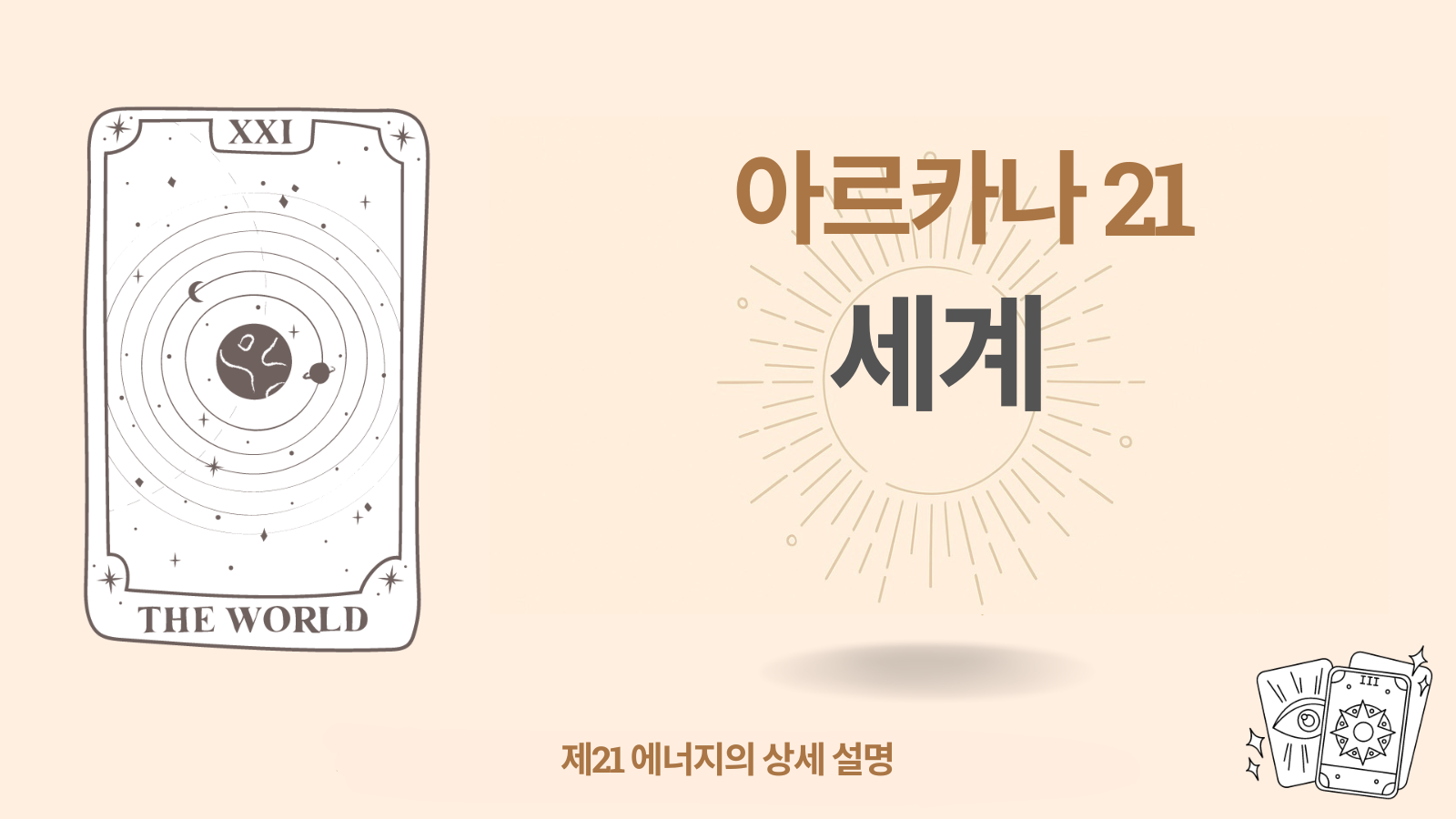 스물한 번째 아르카나 세계 (21): 의미, 긍정·부정 에너지, 성공 팁