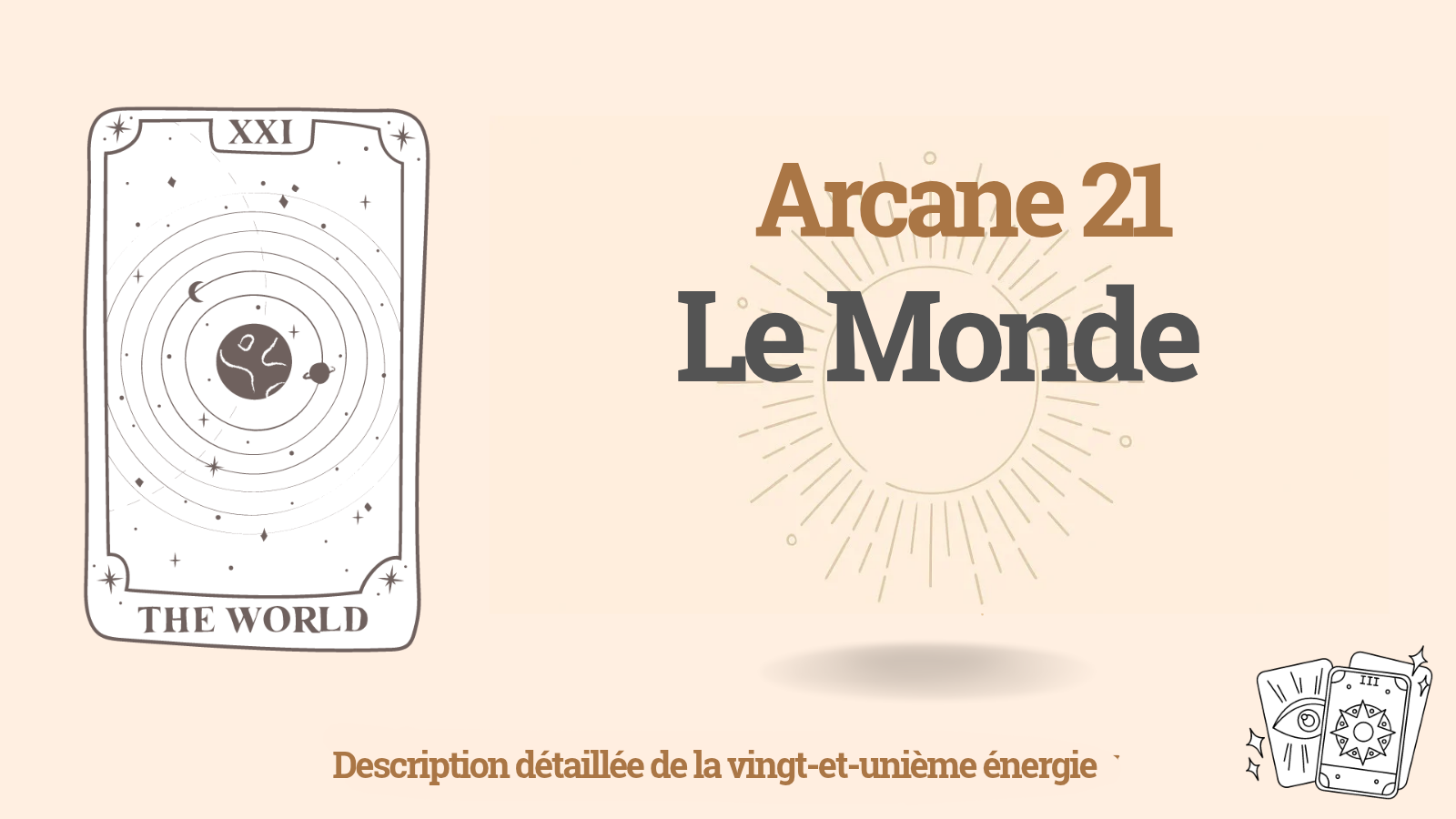 Arcane Vingt et Un (21) dans la Matrice du Destin : Le Monde 1 Arcane Vingt et Un (21) dans la Matrice du Destin : Le Monde