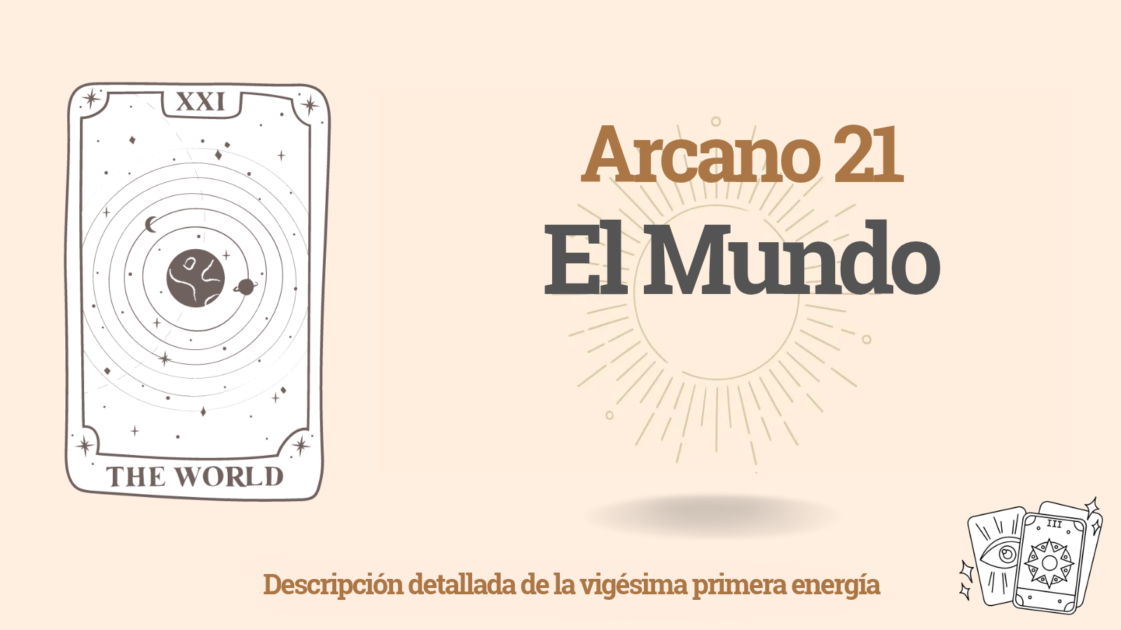 Arcano Veintiuno (21) en la Matriz del Destino: El Mundo 1 Arcano Veintiuno (21) en la Matriz del Destino: El Mundo