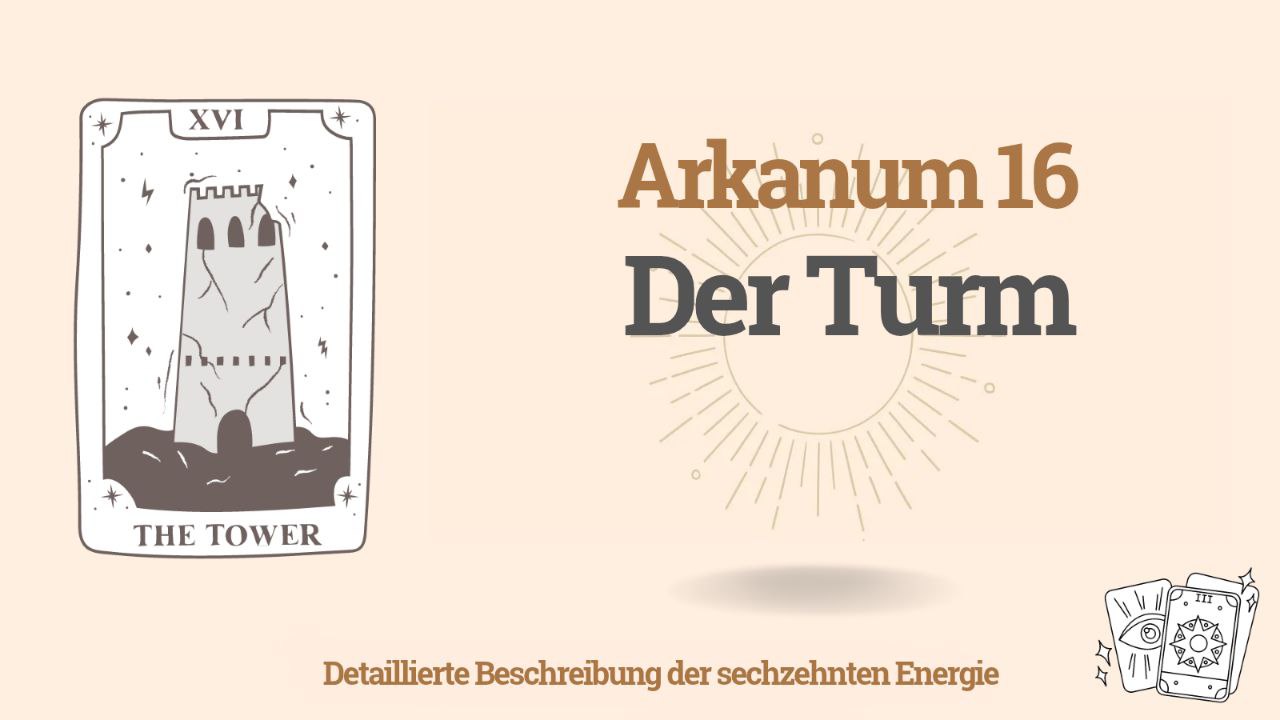 Der sechzehnte Arkan (16) in der Schicksalsmatrix: Der Turm 1 Der sechzehnte Arkan (16) in der Schicksalsmatrix: Der Turm