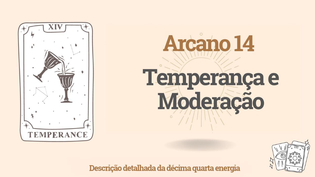 O Décimo Quarto Arcanum (14) na Matriz do Destino: Temperança e Moderação 1 O Décimo Quarto Arcanum (14) na Matriz do Destino: Temperança e Moderação