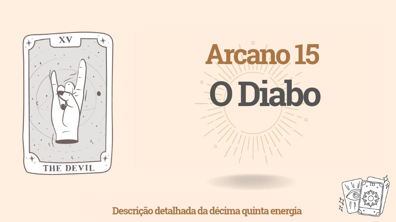 Arcano Quinze (15) na Matriz do Destino Humano: O Diabo 1 Arcano Quinze (15) na Matriz do Destino Humano: O Diabo