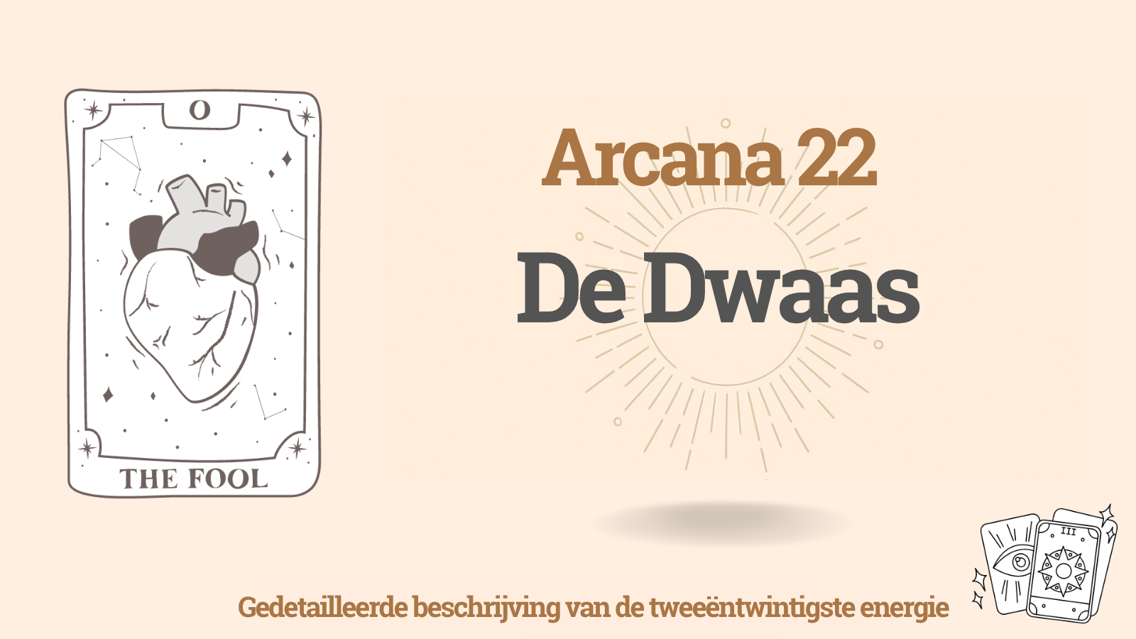 De tweeëntwintigste Arcana (22) in de Matrix van het Lot: balans tussen spel en wijsheid