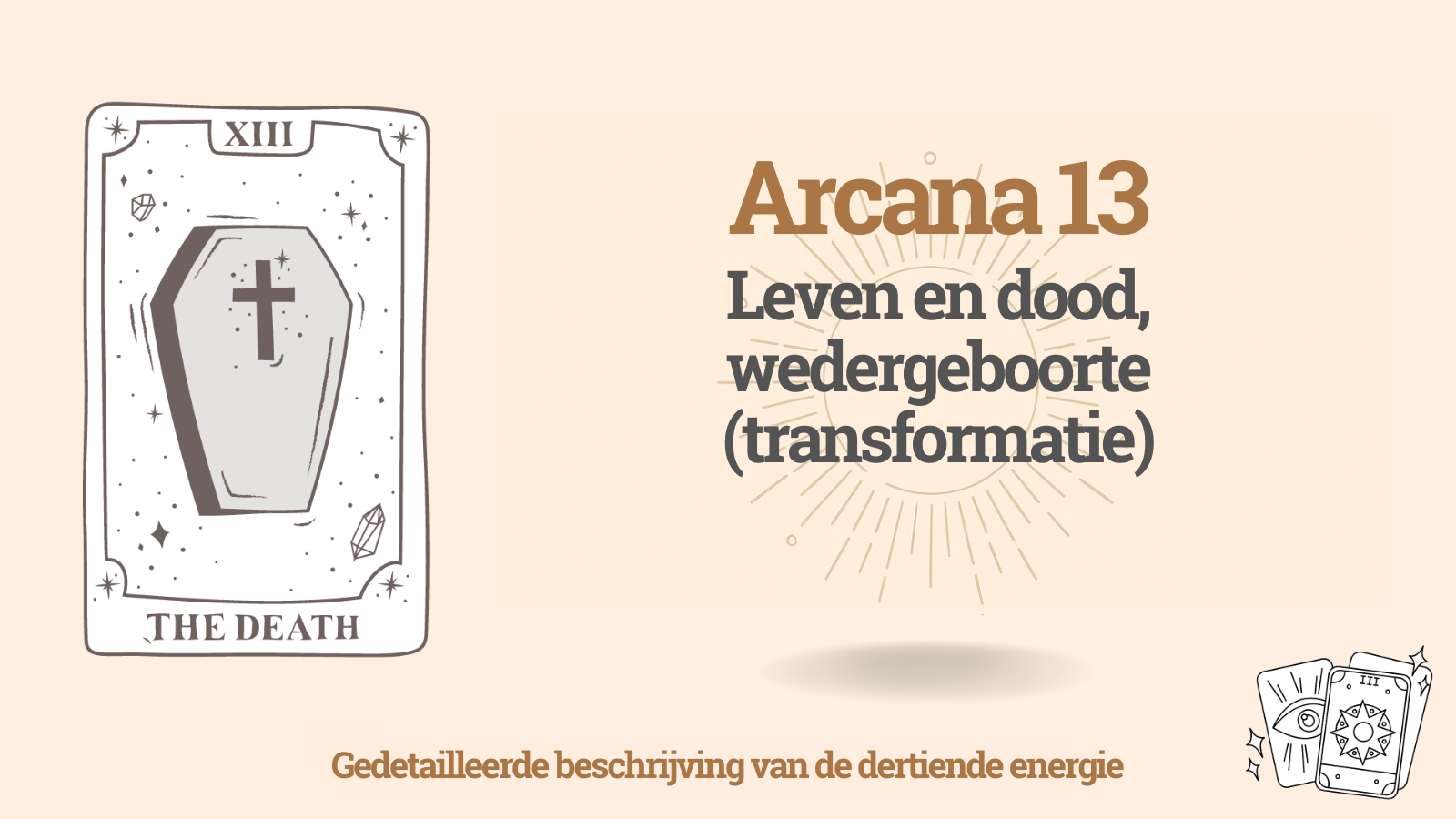 De dertiende Arkana in de Matrix van het Lot: Leven en Dood, Wedergeboorte (Transformatie)