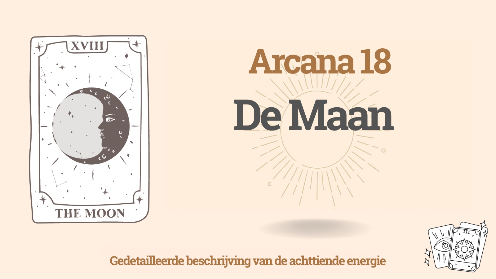 Achttiende Arcana (18) in de Matrix van het Lot: De Maan 1 achttiende Arcana